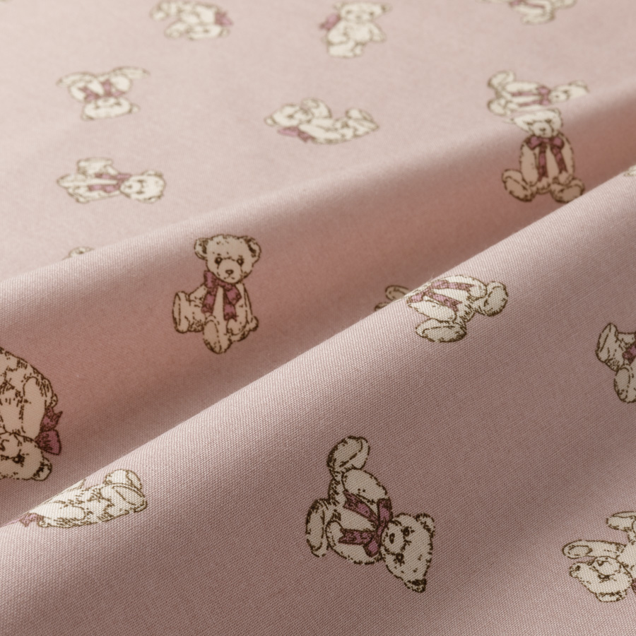 商品ページ｜シーチング生地 ミルクラテ くまちゃん ラテ 商用